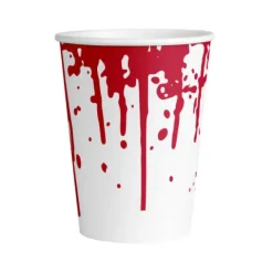 Kubeczki papierowe Krew halloween 250 ml