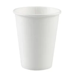 Kubeczki papierowe BIAŁE gładkie 250 ml 8 szt.