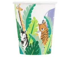 Kubeczki papierowe Dżungla Safari 266 ml 8 szt.