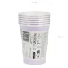 Kubeczki papierowe jednokolorowe lawendowe 250ml 6 szt. PartyDeco