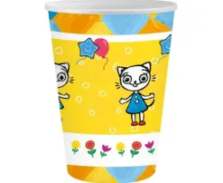 Kubeczki papierowe Kicia Kocia 250ml 6 szt.