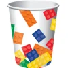 Kubeczki papierowe Klocki LEGO 8 szt.