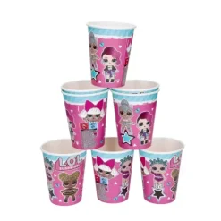 Kubeczki papierowe LOL Surprise 266 ml 8 szt.