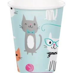 Kubeczki papierowe Purrfect Party Kotki 8 szt.