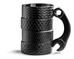 Kubek OPONY ceramiczny z kluczem