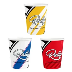 Kubki papierowe Wyścigówki Race 6 szt. 270 ml