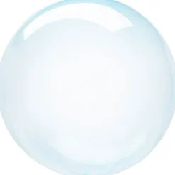 Kula Clearz Crystal balon Bubble transparentny niebieski Anagram 46 cm