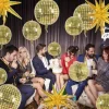 Kula DISCO balon foliowy złoty 22 cale