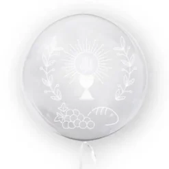 Kula transparentna balon foliowy Bubble 45 cm - IHS Komunia Święta