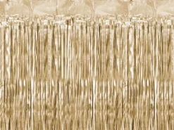 Kurtyna Party wisząca 90 x 250 cm ciemne złoto