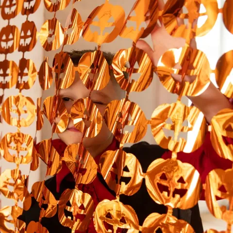 Kurtyna Party Dynie wisząca 100x200 cm Halloween