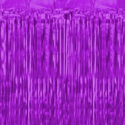 Kurtyna Party wisząca 100x200 cm fioletowa