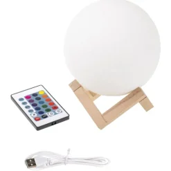 Lampka LUNA 3D - 16 kolorów