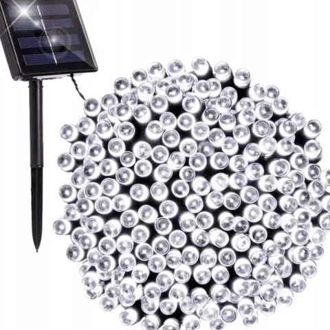 Lampki choinkowe solarne zewnętrzne 200 LED