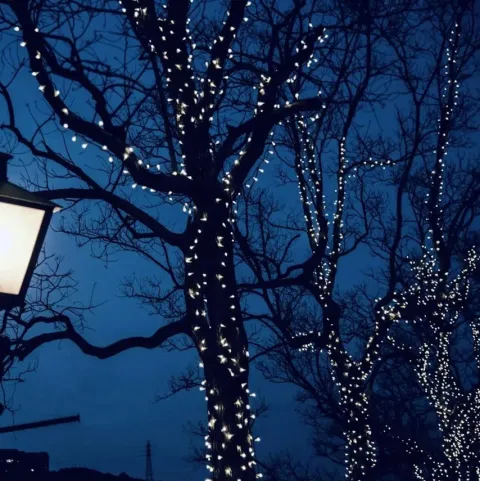 Lampki choinkowe solarne zewnętrzne 200 LED