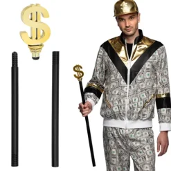 Laska z Dolarem w stylu Rapera Alfonsa Pimp stick Dollar