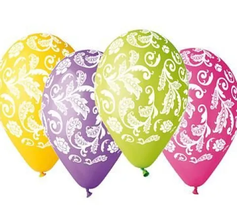 Liście balony Gemar 12 cali 5 szt