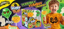 Lizak z motywem Halloween Johny bee scary pop