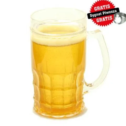 Lodowy kufel CHILLER 400 ml - złocisty