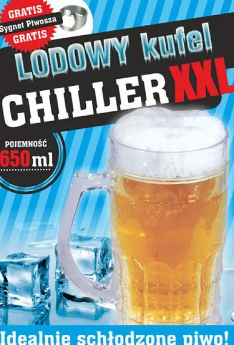 Lodowy kufel CHILLER XXL 650ml - classic