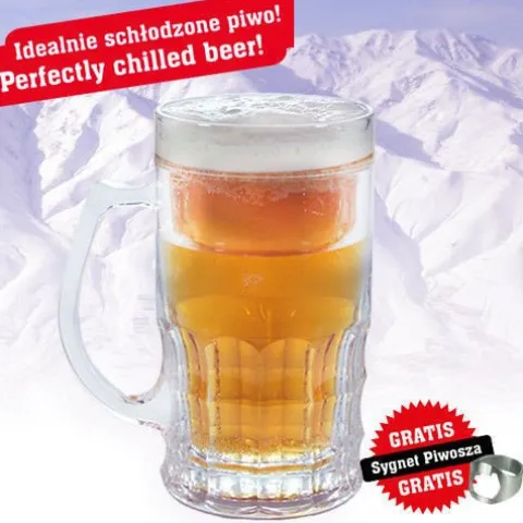 Lodowy kufel CHILLER XXL 650ml - classic