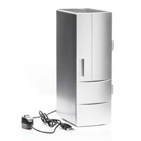 Lodówka USB srebrna max