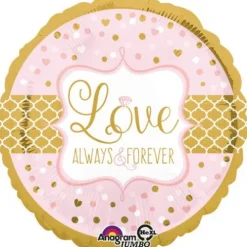 Love always & forever okrągły balon foliowy Anagram 28'' E1