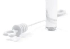 Małe bańki mydlane mini tuba serce białe