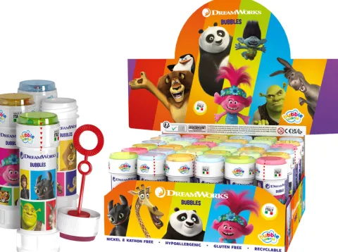 Małe bańki mydlane 60 ml Dreamworks Multi