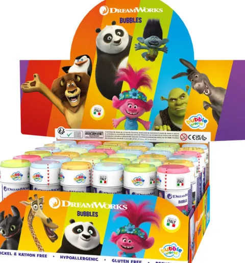 Małe bańki mydlane 60 ml Dreamworks Multi