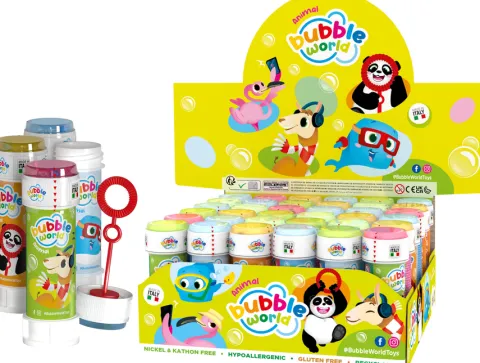 Małe bańki mydlane 60 ml Zwierzaki Bubble
