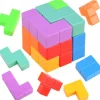 Magiczna kostka kolorowa Tetris