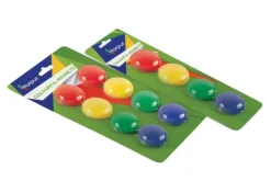 Magnesy kolorowe do tablic 30 mm 8 sztuk