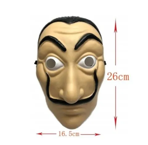 Maska Salvador Dali "Dom z papieru"