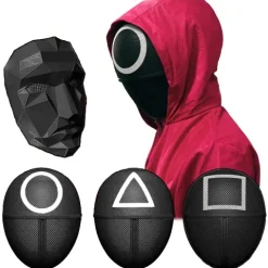 Maska Squid Game trójkąt żołnierz