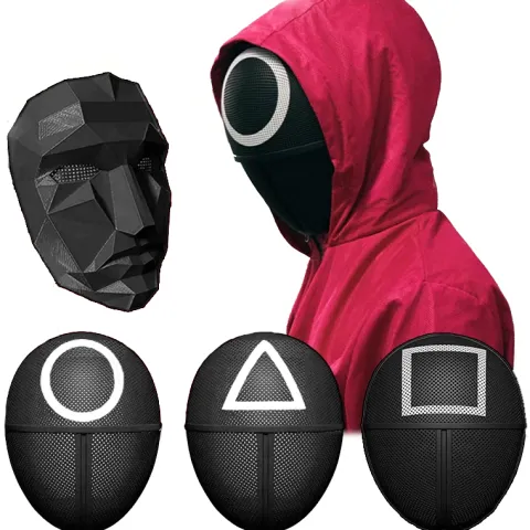 Maska Squid Game trójkąt żołnierz