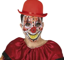 Maska PVC Straszny Klaun uśmiech Halloween