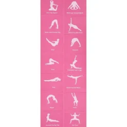 Mata do Jogi składana 170x60x5 mm RÓŻOWA