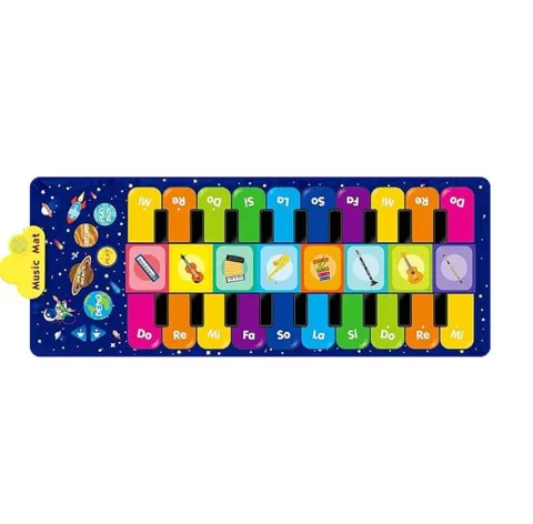 Mata do tańczenia dla dzieci interaktywna muzyczna 8 instrumentów 10 melodii