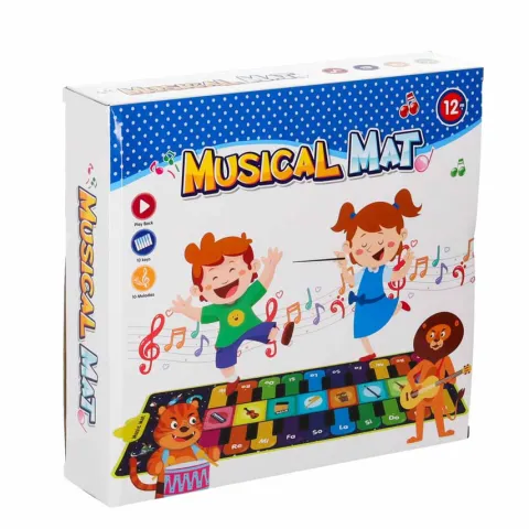 Mata do tańczenia dla dzieci interaktywna muzyczna 8 instrumentów 10 melodii