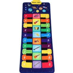 Mata do tańczenia dla dzieci interaktywna muzyczna 8 instrumentów 10 melodii