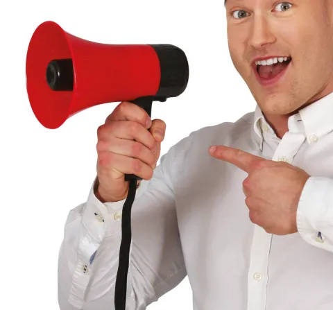 Megafon mikrofon wielofunkcyjny 20 cm