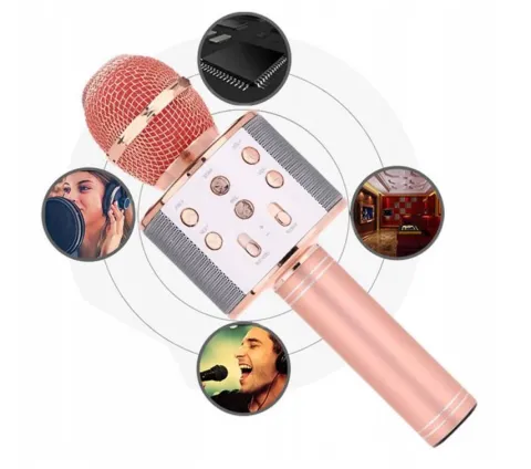 Mikrofon bezprzewodowy KARAOKE Bluetooth + głośnik