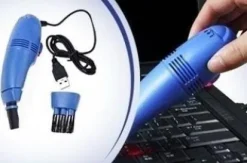 Mini odkurzacz do klawiatury USB - NIEBIESKI