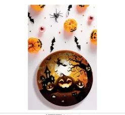 Miska plastikowa Halloween Dynia 27 cm 1 szt.