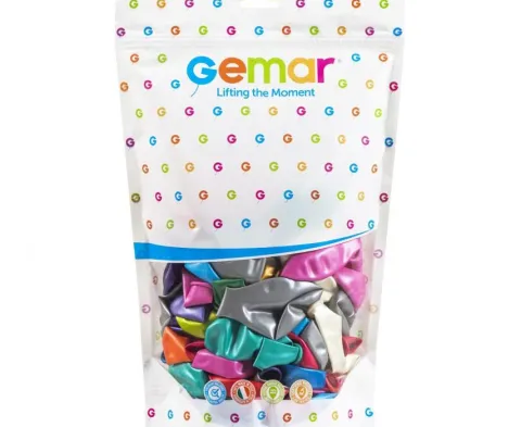 MIX Metallic 12 cali 50szt Gemar balony