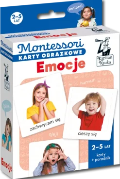 Montessori Emocje KARTY OBRAZKOWE 2-5