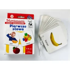 Montessori Pierwsze Słowa KARTY OBRAZKOWE 1-3
