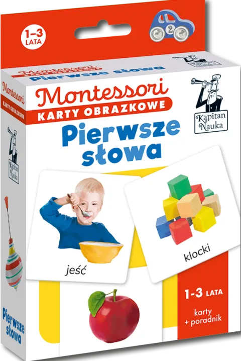Montessori Pierwsze Słowa KARTY OBRAZKOWE 1-3