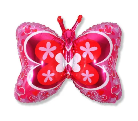 Motyl w kwatki balon foliowy 24''